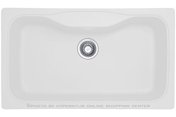 قیمت سینک ظرفشویی گرانیتی مکاپا مدل لنوکس 90 سفید