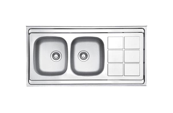 Leto Stainless Steel Sink TL7 Micro Linen